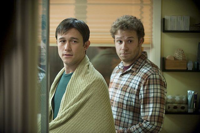 On September 30th, from the director of the promising The Wackness, comes the comedy 50/50, starring Joseph Gordon-Levitt and Seth Rogan.  The film is a type of bromantic dramedy (that was even hard to type) that follows two friends' relationship as one battles cancer at the, now, tender age of 27 (according to old world standards he should have a wife and kids by now).  Early reviews have been pretty positive and the cast, including Anna Kendrick, Anjelica Huston, Matt Frewer, Philip Baker Hall, make for a promising sounding movie.  It's been called a Terms of Endearment for dudes, so if you want to see your boyfriend cry, maybe take him to see this. 